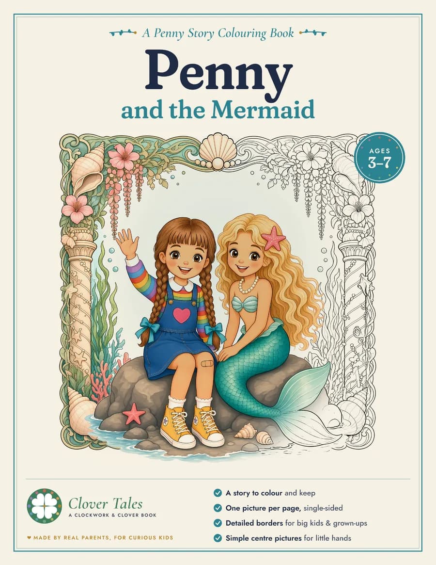 Front cover of Penny and the Mermaid